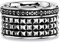 Caï Herren Ring 925/- Sterling Silber Mattiert Spinell Silbergrau 0,840ct 132270737