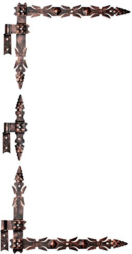 Angle Hinge Door Hinge Gate Heavy Duty Angle Band 600 Copper Wrought Iron