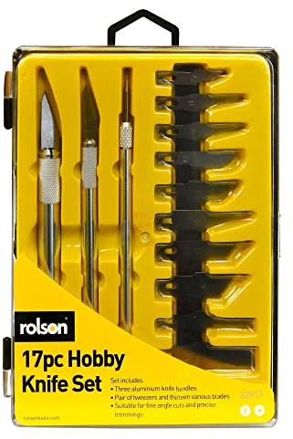 Rolson 62917 17 pc Hobby Knife Set