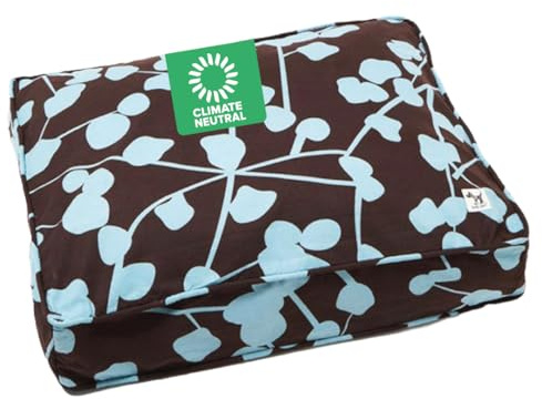 Molly Mutt Your Hand in Mine Dog Bed Duvet Cover, 100% Cotton Canvas Cover for Dog Bed, Puppy Bed, or Cat Bed, Durable, Washable, and Free of Harmful Chemicals, 22 x 27 x 5