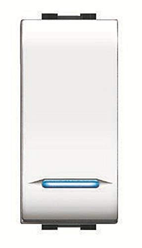 Elettrocanali - Interruttore unipolare con pilota mylife 16ax bianco