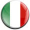 metALUm runder Acrylmagnet mit starkem Neodym - Magnet Flagge Italien #1310004