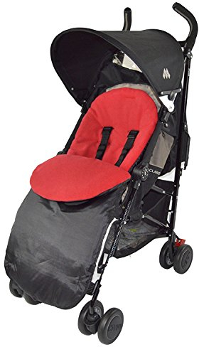 Fußsack/COSY TOES kompatibel mit Mamas und Papas Mylo Urbo Moove Pulse Rot