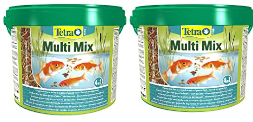 2 x 10 Litre Tetra Pond Multi Mix Main Food for Pond Fish