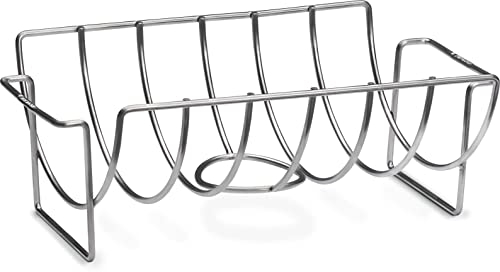 Napoleon Spare Rib Bratenhalter, Edelstahl, Silber, 29 x 29 x 12 cm, 1 ml, 56019