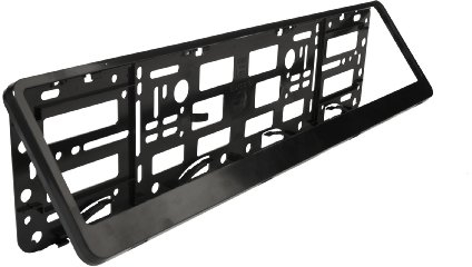 Support de Plaque - Euro Clip - Acrylonitrile butadiène styrène - Noir