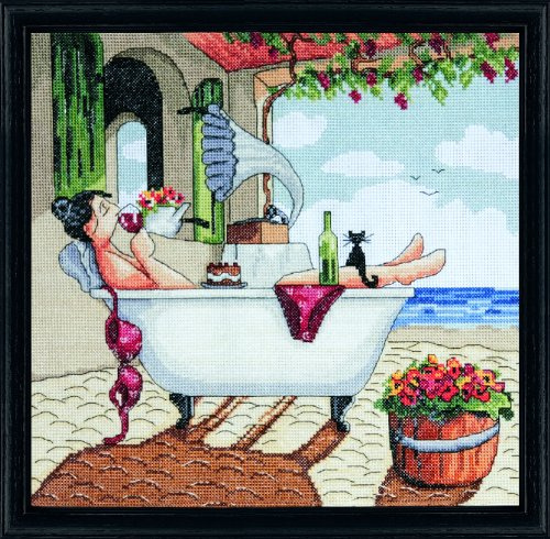Design Works My Day Off Cross Stitch Kit, Multi-Colour
