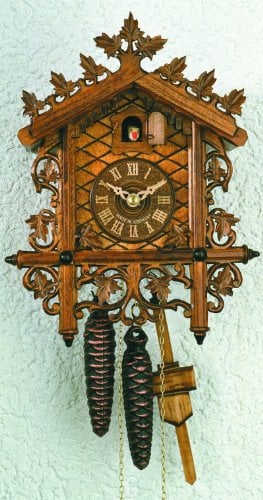 Kammerer Uhren Hekas Kuckucksuhr, Motiv Bahnhof 1885 KA 1619