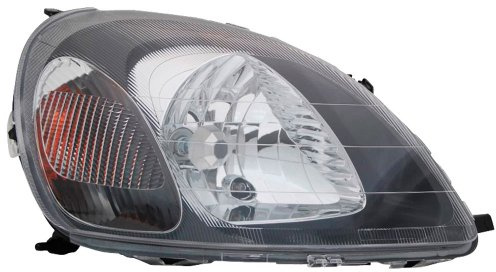 TYC Satz Scheinwerfer passgenau | kompatibel mit Toyota Yaris I 1999-2003 - Schwarz