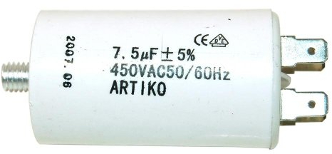 Creda Condensateur pour sèche-linge Ariston Indesit Hotpoint 7,5 Uf. Numéro de pièce d'origine C00095648
