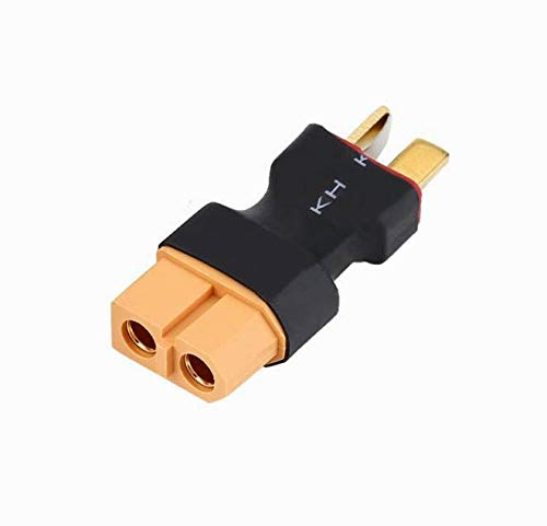 ikarex-shop Adapterkabel XT60 Buchse auf T Plug Stecker RC Adapter Lipo Akku Goldstecker 3,5 mm Dean
