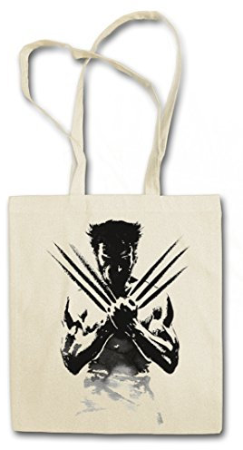 Urban Backwoods Wolverine Shadow Warrior Hipster Bag Beutel Stofftasche Einkaufstasche