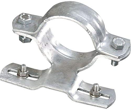 Señal, fijación, soporte, abrazadera, abrazadera de señalización para tubo redondo, abrazadera de tubo, diámetro de 60 mm