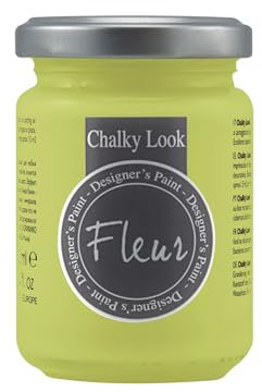 FLEUR DESIGNER'S PAINT | Pittura ad Acqua, Effetto Gesso Naturale, Extra Opaca, Fleur Chalky F44, Colore Flower Power, Made in Italy, Formato da 130 ml