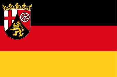 Autoaufkleber Fahne Rheinland Pfalz Flagge Aufkleber