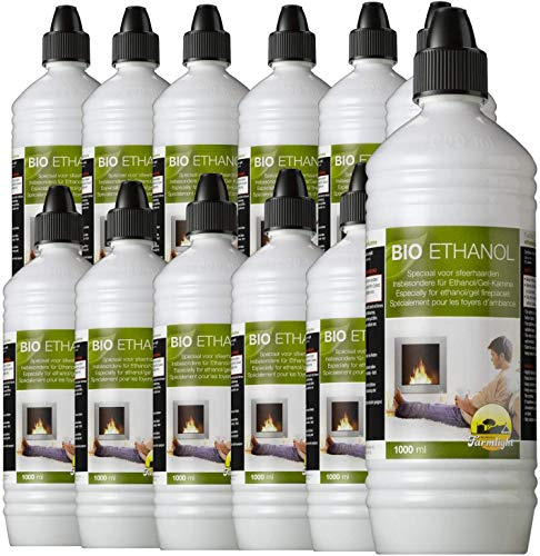 Bio-Ethanol / Bio-Alkohol, 5 lfür Ethanol-Kamine. 12 Litros