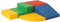 IGLU SOFT PLAY Corner Climber 5 pcs Softbausteine Riesenbausteine Schaumstoffbausteine Großbausteine (Multicolor)