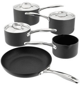 Stellar 6000 Hard Anodised 5 Piece Pan Set
