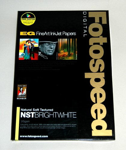 Fotospeed Natural Soft Textured Bright White 315gsm A3+ 25 sheets