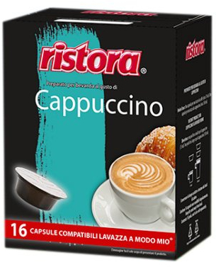 48 Capsule Cialde Ristora Compatibili con Lavazza a Modo Mio Cappuccino
