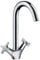 hansgrohe Logis 2-Griff Küchenarmatur, Komfort-Höhe 220mm mit Schwenkauslauf und Kreuzgriffen, Chrom