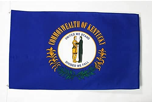 AZ FLAG - Flagge Kentucky - 90x60 cm - Bundesstaat Kentucky Fahne 100% Polyester mit Messing-Ösen - 50g