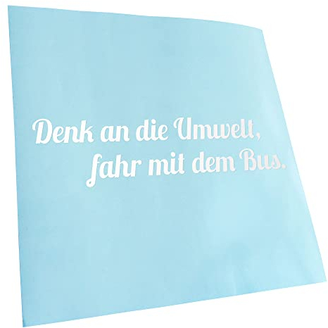 Kiwistar - Autoaufkleber - Denk an die Umwelt Aufkleber für Auto, Laptop, Fahrrad, LKW, Motorrad Mehrfarbig JDM Decal Racing