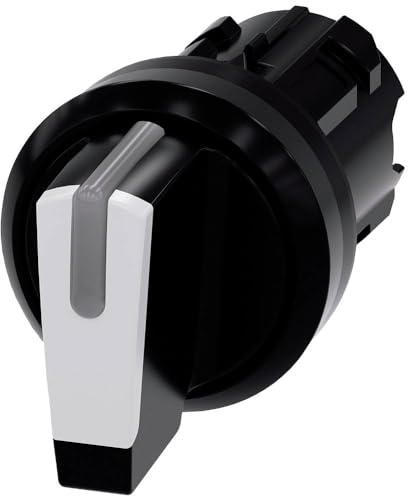 Siemens 3SU1002-2BM60-0AA0 Actuating Angle 2x45 Degrees Selector Switch, White, 22 mm