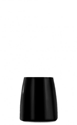 SWEET HOME Bicchiere Acqua Tumbler Nero ml 225 Stile Black Moon cod.1920-04 cm 9,2h diam.7,6 by Varotto & Co.