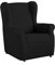 Textil-home Stretchhusse für Ohrensessel TEIDE, 1 Sitzer - 70 a 100Cm. Farbe Schwarz