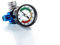 BenBow Druckregler mit Manometer für Lackierpistolen, bis 7 bar
