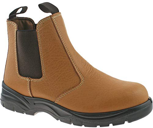 Grafters Mens Lightweight Chelsea Safety Boots