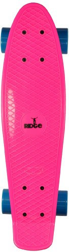 Ridge PB-27-Pink-Blue Skateboard, Pink/Blue, 69 cm
