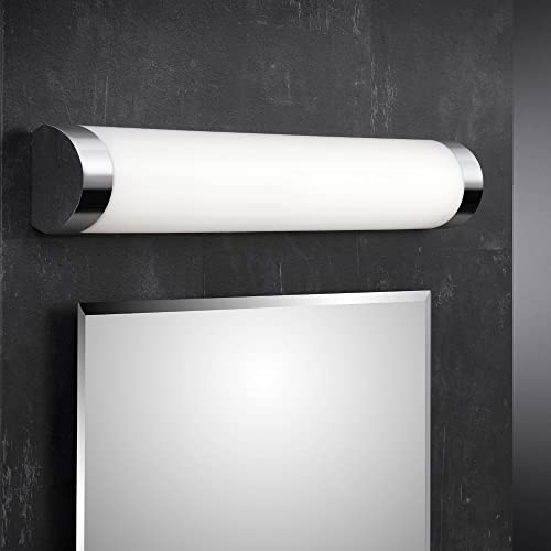 Trango 2073 Modern LED 10 Watt Spiegelleuchte IP44 mit Memoryfunktion *CCT* Farbtemperatur einstellbar 3000K-4000K-6000K, Wandlampe L:615mm, Badleuchte, Schminklicht, Badezimmerlampe, Unterbauleuchte