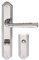 Haeusler-Shop Türbeschlag 1695 Bellevue LS Chrom WC Drückergarnitur Türdrücker Türbeschläge Türgriffe
