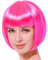 DEGUISE TOI - Perruque courte rose fluo femme - Perruques courtes