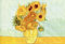 Fridolin Brillenputztuch Van Gogh-Sonnenblumen, Stoff, bunt, 18x12.5x1 cm
