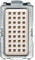 BTicino S5041NF Serie Magic Suoneria Bronzo, 4,4 x 3,4 x 1,8 cm, 220 V, Avorio