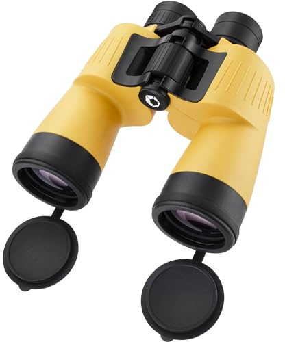 Barska Uni-Erwachsene Floatmaster 7x50 Waterproof Marine Binoculars WP Schwimmendes Fernglas, gelb, 7x50mm
