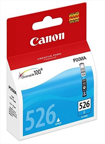 Canon Originaltinte CLI-526 C, Größe Standard, Cyan, Plastikverpackung (alte Version)