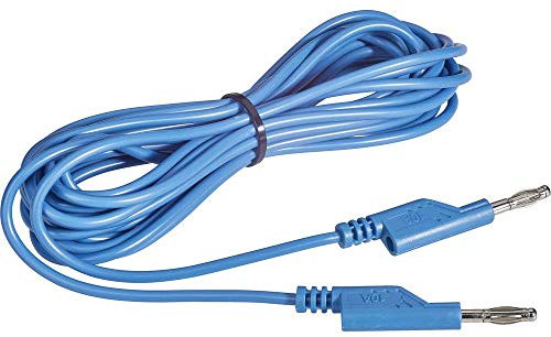 Voltcraft MS5/BL Messleitung Lamellenstecker 4 mm Lamellenstecker 4 mm 5.00 m Blau 1 St.