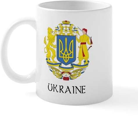 CafePress Ukraine Coat of Arms Mug 11 oz (325 ml) Ceramic Coffee Mug