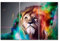 First Wall Art 3 Panel Löwe Wandkunst malen den Bilddruck auf Leinwand Tierkunst Bilder für das moderne Kunstwerk des Wohnzimmers Home Office Dekor