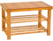 tectake Schuhregal aus Bambus Holz - Diverse Modelle - (70x28x45.5cm mit Sitzfläche | Nr. 401650)
