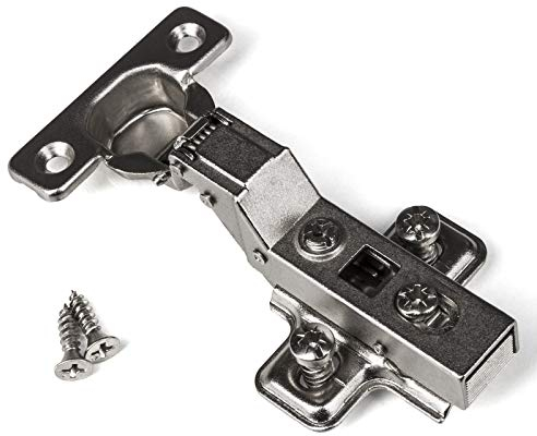 SO-TECH® Topfband Minischarnier mit Schnellmontage Innenanschlag 95° + Kreuzmontageplatte
