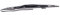 OXIMO wuspr550 Silicone Edition Escobilla Limpiaparabrisas Con Spoiler