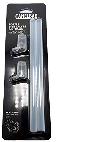 CamelBak Eddy+ and Groove Bottle Accessory (2 Bite Valves & 2 Straws) Fits Only eddy+ Cap