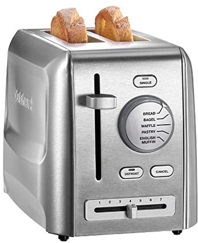 Cuisinart CPT-620 2-Slice Custom Select Toaster, Stainless Steel
