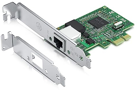 10Gtek® Broadcom BCM5751 Chip Gigabit PCI-e Tarjeta de Red de Escritorio Nic, Tarjeta PCIE