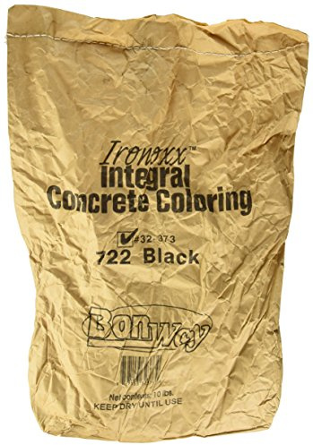 Bonway 32-373 Ironoxx Integral Concrete Pigment, 722 Black Ironoxx, 10-Pound Bag
